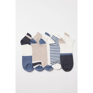 Katia & Bony Erkek 5'li Paket Step Çorap Çok Renkli