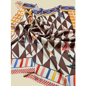 Scarf Brown City Fular  45*100