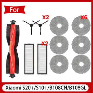 Xiaomi Robot Süpürge S20+ / S10 Plus / B108GL / B108CN B113CN Parçaları Yedek Parçalar Filtre Ana Yan Fırça Paspas (Yurt Dışından)
