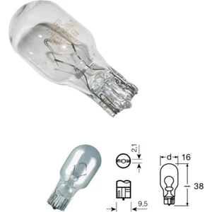 Mega Oto Market 12V 16W Dipsiz Ampul Osram 1 Adet W16W