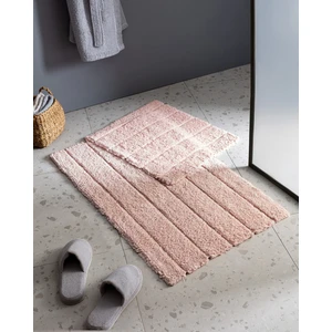 Madame Coco Serre 2'li Pamuklu Banyo Paspası - Pudra