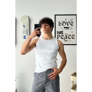 Atelier Premium Basic Beyaz Top Tank Atlet