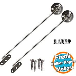 Frenli Kalkar Kapak Makası Dolap Çekmece Metal 25 cm Sessiz Açma Kapama Amortisör Piston Bar 25 cm