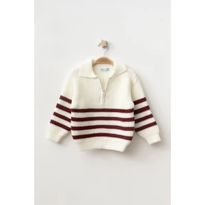 Çizgili Triko Kazak 4099