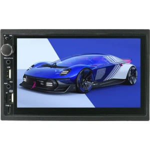 Go 3366CARPLAY 7 Inch Double Teyp Kablolu Carplay Andorid Auto BLUETOOTH/USB/4X60W Çıkışlı/geri Görüş Kamerası