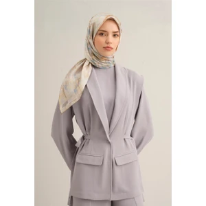 2025  Ilkbahar - Yaz - Dj Saf Ipek Eşarp  ( SURA)-9339