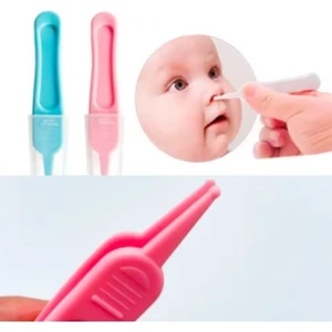 Bebek Burun Temizleme Cımbız Bebek Kulak Içi Burun Göbek Temizleme Aparatı Pembe Renk