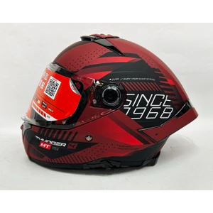 mt Thunder 4sv Luminence D5 Şefaf Vizörlü Mat Renk -Güneş Vizörlü