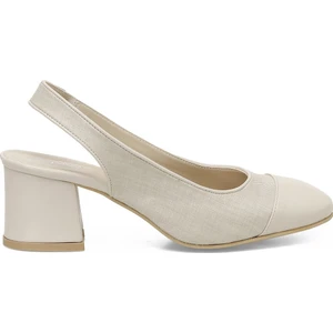 325020.Z 5fx Bej Kadın Topuklu Ayakkabı