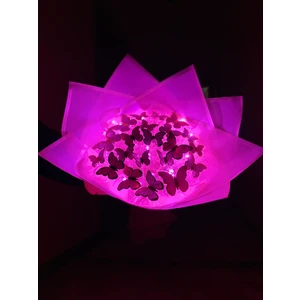 Işıklı Kelebek Buketi