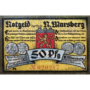 Edi Antik Alman Notegeld 1921 Tarihli. Orijinal Dönemine Ait Temiz Durumda