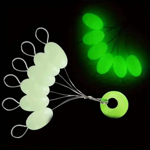 Fish Master Karanlıkta Parlayan Stoper 6'lı  Silikon Stopper Glow