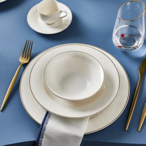 Bone Collection Lord 74 Parça 12 Kişilik Yemek Takımı Gold