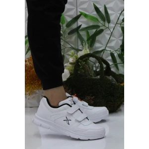 Adun Pu Beyaz Rahat Orijinal Ürün Çırtlı Spor Ayakkabı