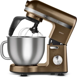 Mastermaid Chef Pro Çift Kollu 1750 W Stand Mikser – Ceviz Kahverengi, Yüksek Güçlü ve Dayanıklı Mutfak Yardımcısı