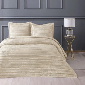 Gorgeous Çift Kişilik Yatak Örtüsü Seti Bej