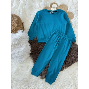 Babymoon Kids Erkek Çocuk 2'li Günlük Beli Lastikli Fitilli Eşofman Takım