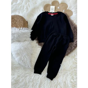 Babymoon Kids Erkek Çocuk 2'li Günlük Beli Lastikli Fitilli Eşofman Takım