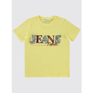 Civil Boys Erkek Çocuk Tişört 10-13 Yaş Açık Sarı