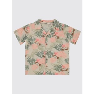 Civil Boys Erkek Çocuk Gömlek 6-9 Yaş Bej