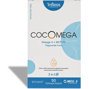 Cocomega, Omega3 ve Mct Oil Içeren Yumuşak Kapsül