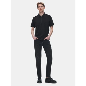 Ltb Lozoko Siyah Erkek Polo Yaka Kısa Kol Regular T-Shirt 1225841886089200