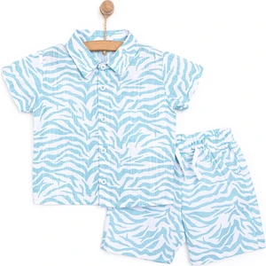 Hellobaby Aqua Dreamerkek Gömlek-Şort Erkek Bebek