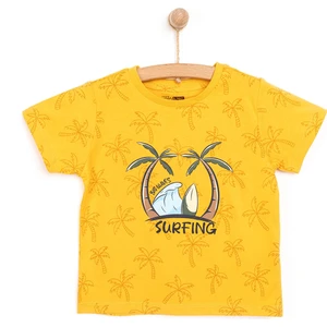 Basic Erkek Sörf Baskılı T-Shirt Erkek Bebek