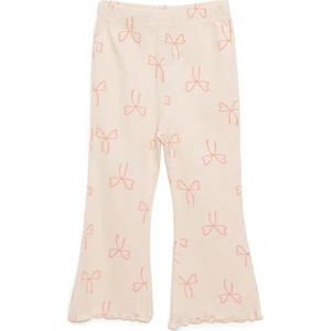 Hellobaby Basic Kız Fiyonk Desenli Ispanyol Paça Kaşkorse Tayt Kız Bebek