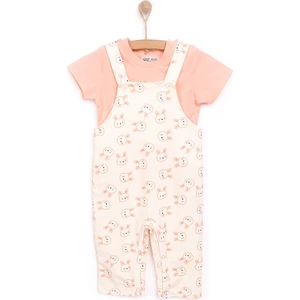 Hellobaby Kız Salopet-Tshirt Kız Bebek