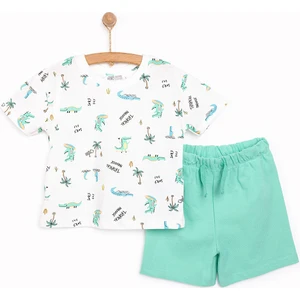 Hellobaby Crocodile Erkek Tshirt-Şort Erkek Bebek