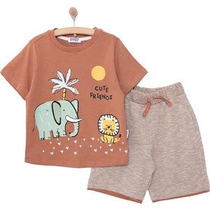 Fun World 3D Erkek Tshirt-Şort Erkek Bebek