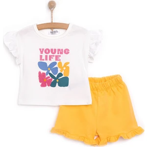 Hellobaby Motto Girl Tshirt-Şort