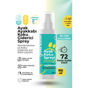 Green Label Ayak Ve Ayakkabı Koku Önleyici Koku Giderici Mantar Engelleyici Sprey Ayakkabı Deodorantı 100ml