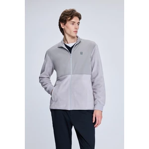 Gri Regular Fit Hakim Yaka Baharlık Mont