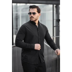 York Keten Erkek Gömlek - Siyah