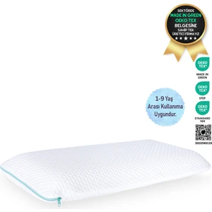 Visco Kids Pillow 66X33X6 Cm, Beyaz