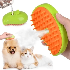 Pratik Şarjlı Soğuk Buharlı Kedi Köpek Fırçası Tarağı
