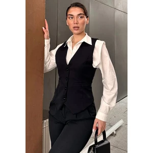 Siyah Kadın Yelek MG2332