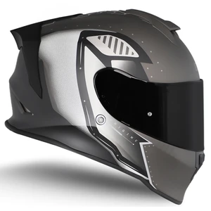 Dinamo Evo Bunker Siyah-Beyaz-Antrasit Kask