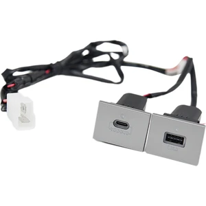 Araba Telefon Şarj Soketi Çift Qc3.0 Tip C Pd USB Şarj Portu Güç Adaptörü Ford Focus 2004-2011 Mk2 Aksesuarları (Yurt Dışından)