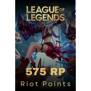 Riot Games League Of Legends 575 RP Riot Cash