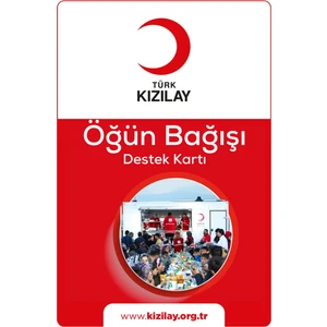 Türkiye Kızılay Derneği Öğün Bağışı Dijital Destek Kartı
