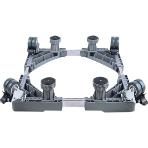 Forge Jungle Çamaşır Makinesi Standı Ayarlanabilir Buzdolabı Yükseltilmiş Taban Mobil Makara Braketi Tekerlek Banyo Mutfak Aksesuarları (Yurt Dışından)