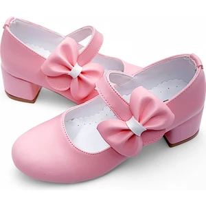 Ortopedik Topuklu Abiye Kız Çocuk Ayakkabı ABIAYK2401 Soft Series Pembe 36