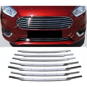 My Tuning Ford Courier Krom Ön Panjur 2018 ve Üzeri 7 Parça P.çelik