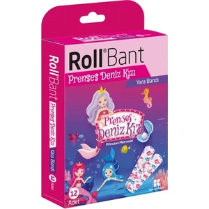 Rollbant Prenses Deniz Kızı Yara Bandı 12 Adet