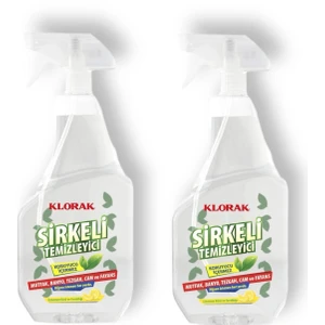 Klorak Sirkeli Temizleyici 750 ml 2 Adet