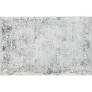 Halı Serenity 7871 Gri Yumuşak Dokulu  Viskon Makine Dokuması Halı