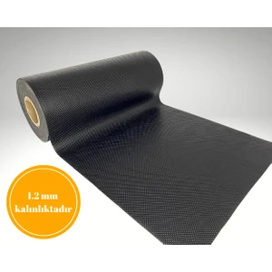 48 cm x 5 Metre Siyah Kabartma Nokta Desenli Çekmece İçi Kaydırmaz Halı , Raf örtüsü